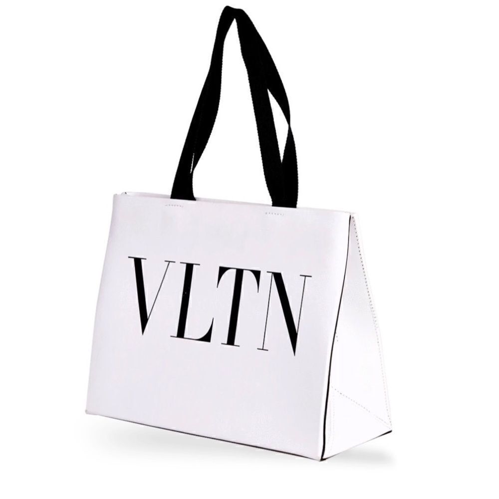 Valentino Garavani LVTN Logo Leather Tote BNWT
